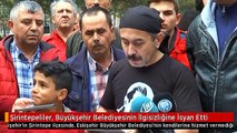 Şirintepeliler, Büyükşehir Belediyesinin İlgisizliğine İsyan Etti