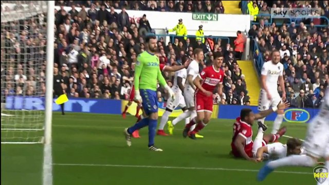 Leeds United 2 Middlesbrough 1 Quick Match Highlights - Championship 2017/18