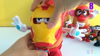 Mr Potato Head Collection Marvel Avengers y Transformers