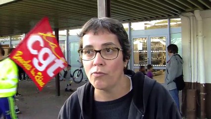 Christine Morbelli est déléguée du personnel du supermarché.