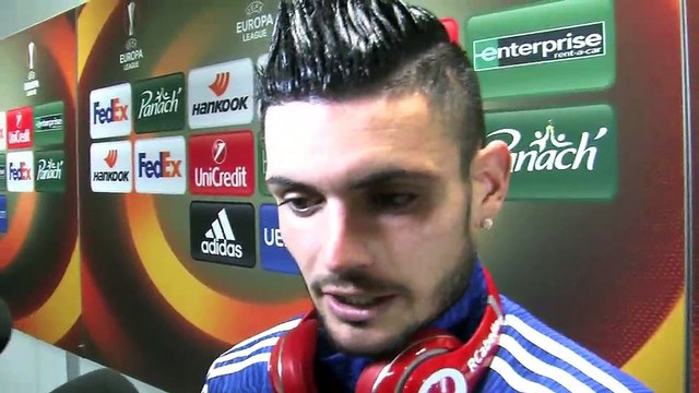 Rémy Cabella après la victoire de l'OM face à Braga