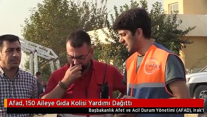 Afad, 150 Aileye Gıda Kolisi Yardımı Dağıttı