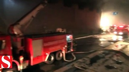 Gaziantep'te sentetik tekstil fabrikasında büyük yangın