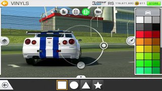 Real Racing 3 Tuning Paul Walkers Fast and Furious Skyline GTR R34