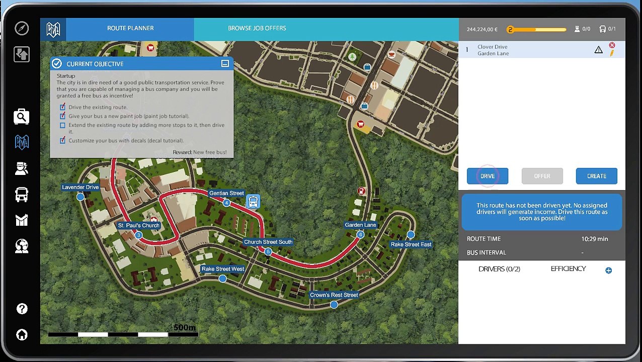 Bus Simulator 2016 O cursa de proba