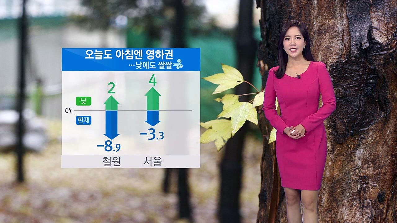 [날씨] 오늘 아침 영하권 추위...낮에도 쌀쌀, 오후 한때 중서부 곳곳 약한 눈 /...