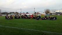 La joie des joueurs de Stockay après la victoire contre Longlier
