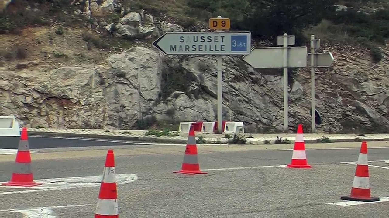 Les routes vers Carro et Sausset en venant de Martigues sont bloquées