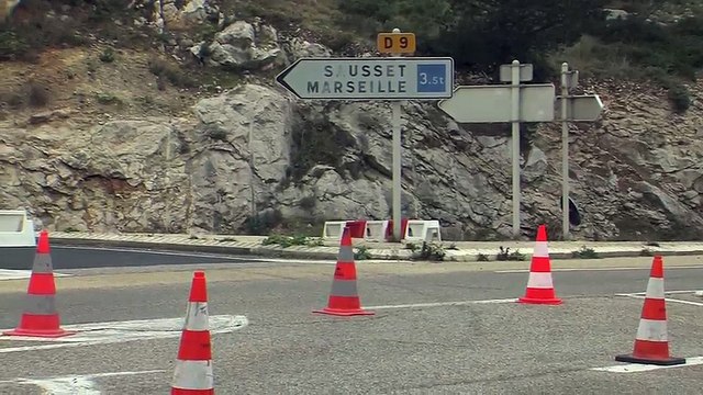 Les routes vers Carro et Sausset en venant de Martigues sont bloquées