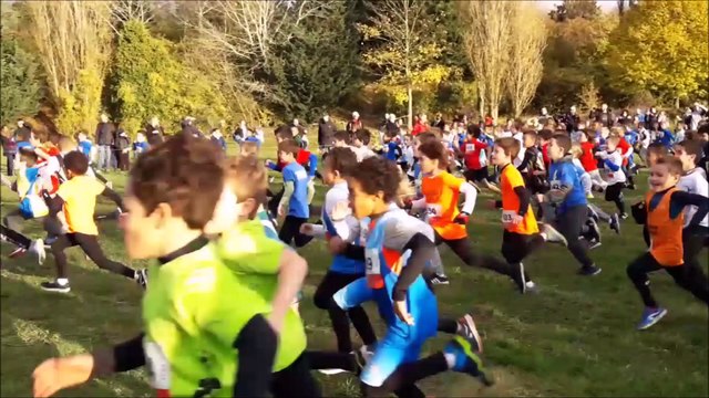 Course éveils garçons Cross National du Val de Marne le 19/11/2017