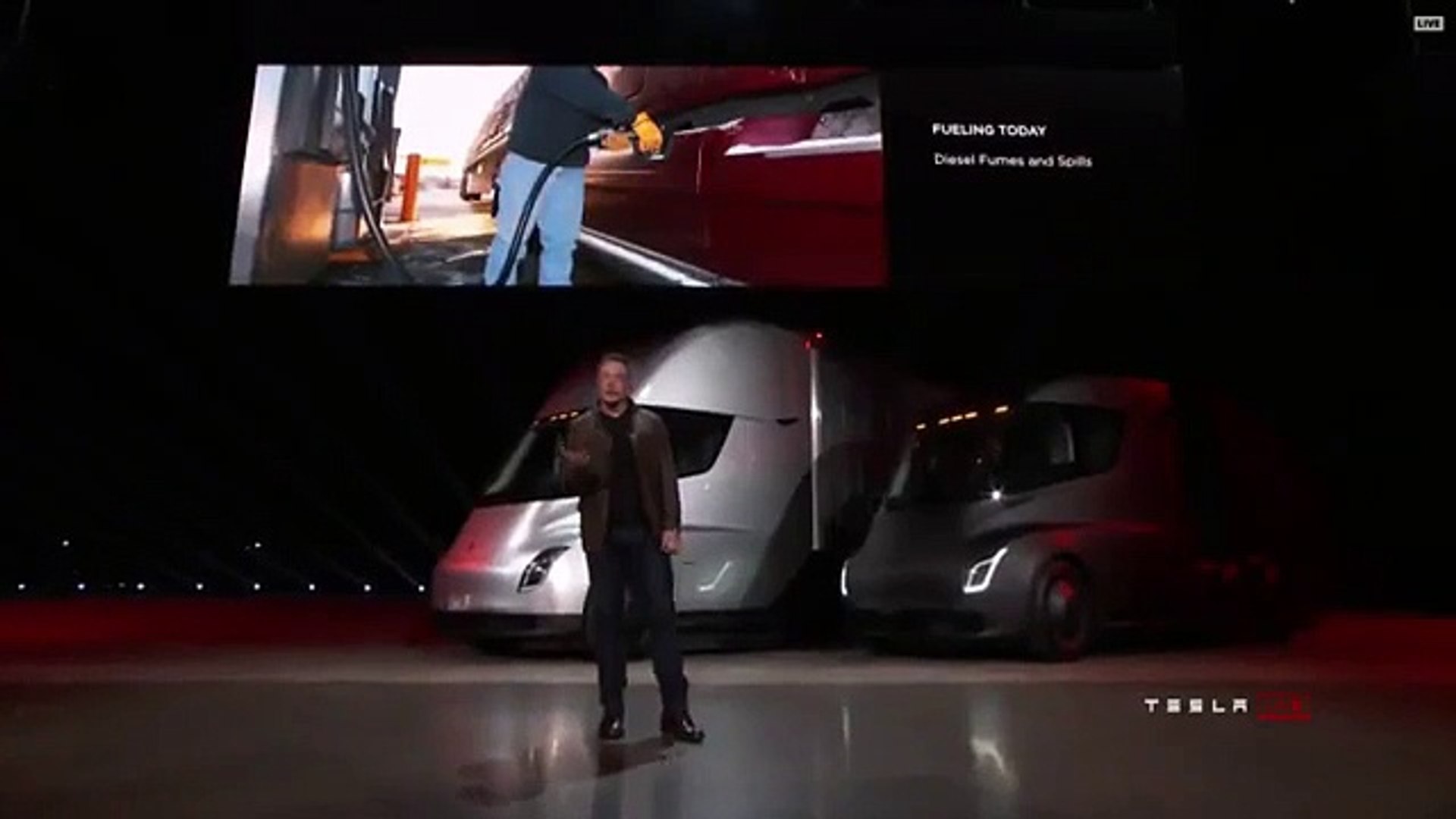 ⁣Le nouveau camion Tesla