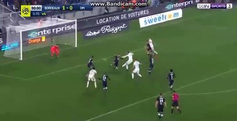 Incroyable raté Mitroglou lors Bordeaux 1-0 Marseille 19.11.2017