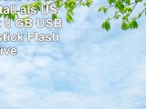 Tomax Brosche Rose Rot aus Metall als USB Stick mit 8 GB USB Speicherstick Flash Drive