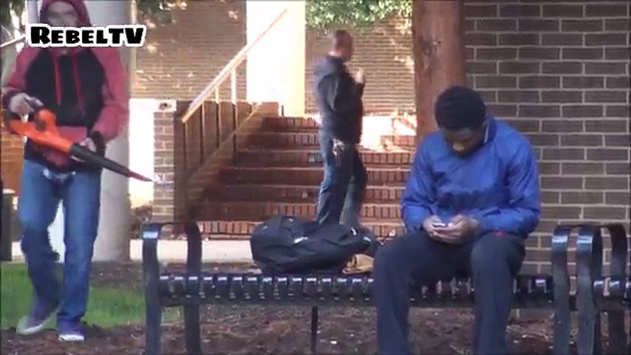 Leaf Blower Flour Prank! video Dailymotion