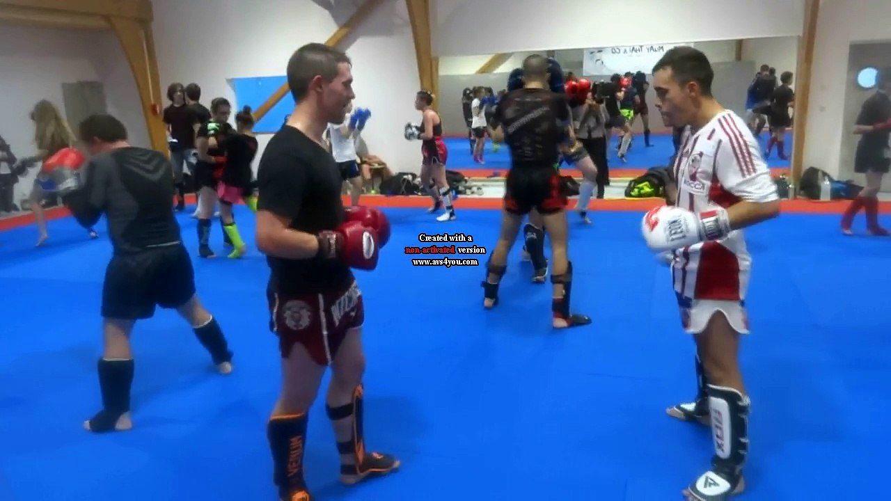 Exercices techniques lors du stage avec Anissa Meksen