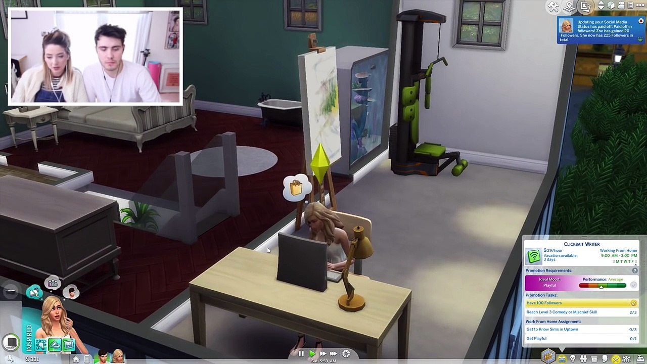 Zoe Is Pregnant! | Zalfie Sims Edition [16]