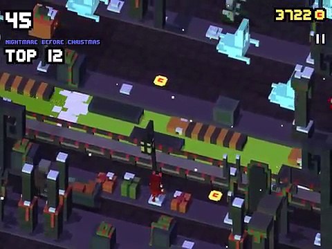 DISNEY CROSSY ROAD NIGHTMARE BEFORE CHRISTMAS Charers Unlocked Gameplay iOS / Android
