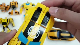 Bumblebee yellow car transformer トランスフォーマー 變形金剛 | stop motion for kids