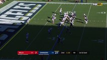 Los Angeles Chargers running back Melvin Gordon turns the corner for galloping 10-yard TD