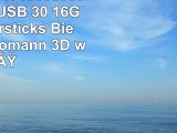 818Shop No17100050336 HiSpeed USB 30 16GB Speichersticks Biegsamer Dekomann 3D weiß