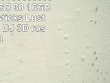 818Shop No7700080336 HiSpeed USB 30 16GB Speichersticks Lustiger Musik DJ 3D rosa