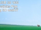 818Shop No11200010336 HiSpeed USB 30 16GB Speichersticks Panda Smoking 3D weiß