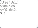 818Shop No7700030336 HiSpeed USB 30 16GB Speichersticks Affe Schimpanse TShirt 3D