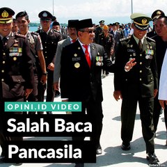 Gubernur Kok Salah Baca Pancasila?