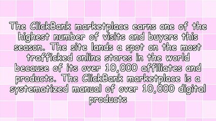 The ClickBank Marketplace Hits It Big This Season