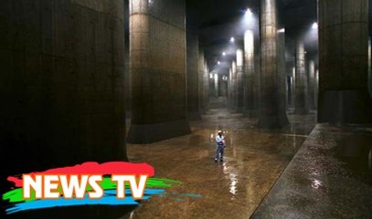 Giải mã cống ngầm lớn nhất thế giới ở Nhật, siêu bão mưa 3 ngày liền cũng không ngập