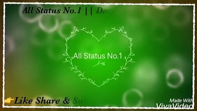 Whatsapp Status Video | Very Sad Love ❤️ Sad Song | Hindi Animated Status || KYON KISIKO