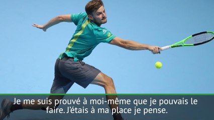 Goffin : "Je suis devenu un meilleur joueur après cette semaine"