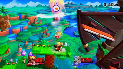 ABM: Tails Vs Eggman on Super Smash Bros Gameplay!! HD