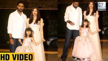 Aishwarya Daughter Aaradhya Cutely Poses For Media At Her Birthday Party