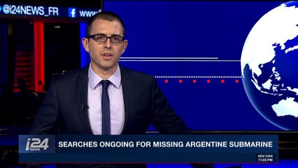 i24NEWS DESK  | Searches ongoing for missing Argentine Submarine |   Sunday, November 19th 2017