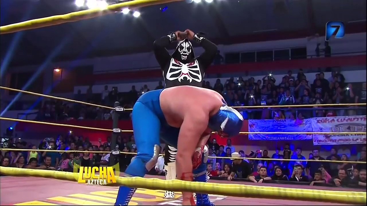 BLUE DEMON vs L.A.PARK Mano a Mano Lucha Estelar Extrema 1/Oct/2016