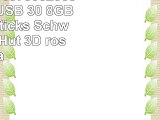 818Shop No15700020038 HiSpeed USB 30 8GB Speichersticks Schwein Glück Hut 3D rosa