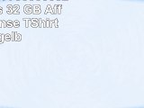 818Shop No7700030032 USBSticks 32 GB Affe Schimpanse TShirt 3D gelb