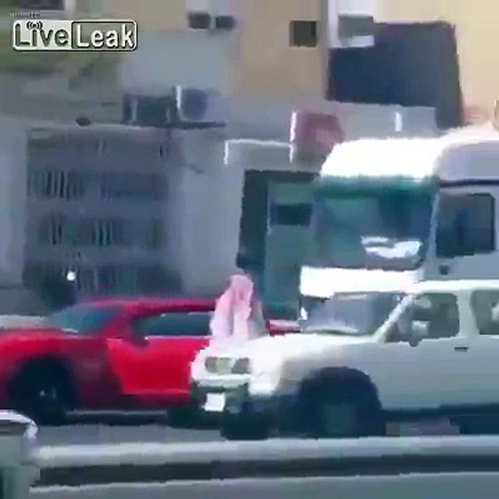 Saudi Road Rage Ends in Ass Whooping
