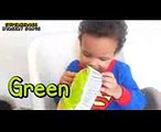 Bad babies fight! Bad kid steals chips to crying baby - Johny Johny yes papa song & learn colors 
