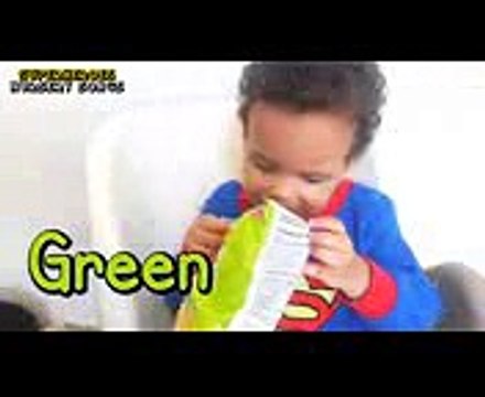 Bad babies fight! Bad kid steals chips to crying baby - Johny Johny yes papa song & learn colors