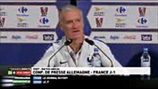 DESCHAMPS  FAUT QUE JE LE DISE EN ARABE OU QUOI BENZEMA N'A PLUS SA PLACE EN EQUIPE DE FRANCE fin