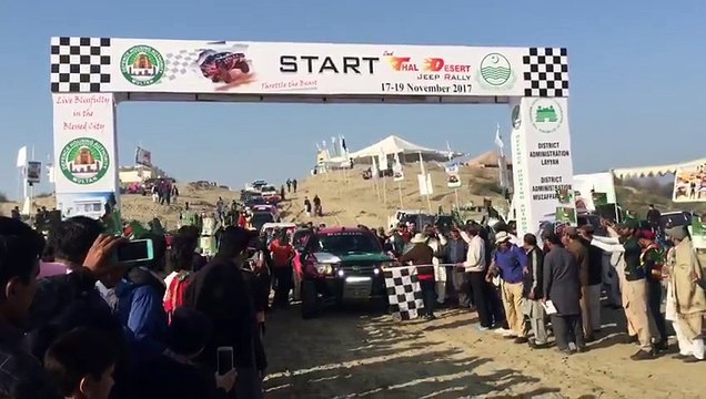 Sahibzada Sultan Flag-of Thal Off-Road Rally 2017