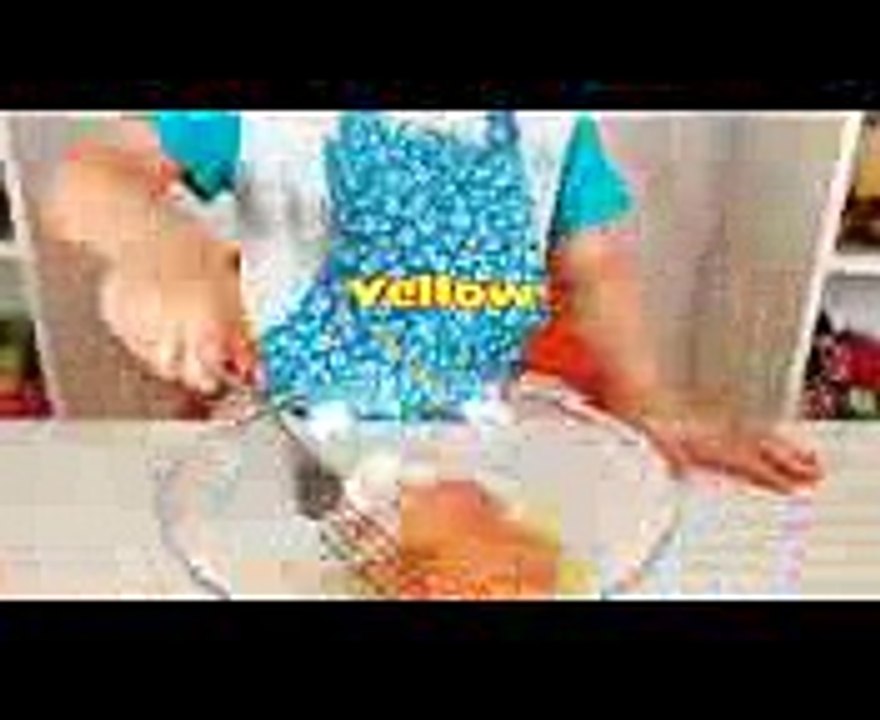Learn Colors with Bad Baby Cooking Real food CAKE & Johny Johny YES PaPa Nursery Rhymes Song