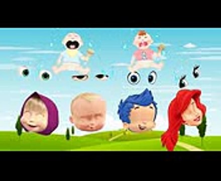 Colors for children Wrong Eyes Bad Baby Boss Baby Dora Bubble Guppies Disney princess Family Song