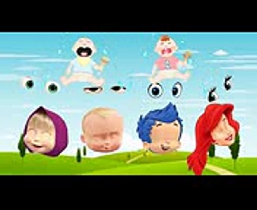 Colors for children Wrong Eyes Bad Baby Boss Baby Dora Bubble Guppies Disney princess Family Song