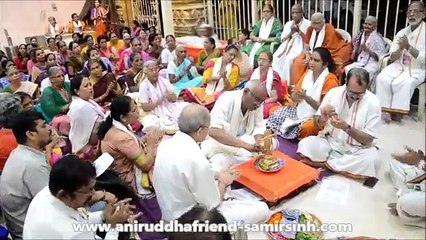 Aniruddha Bapu - Shree Rudrabhishek seva at Shree Aniruddha Gurukeshetram - 24 July 2017