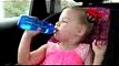 Crying Babies in Car  Learn colors with Baby Colored Bottles  Funny Kids Colours Learning Video