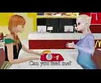 Is Frozen Elsa Pregnant Elsa And Anna Just Eat In McDonalds! (Frozen)