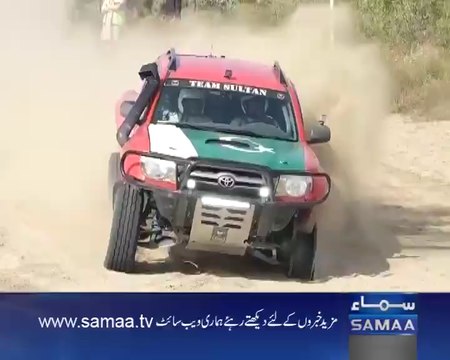 Sahibzada Sultan Finishes On Three Tires ♦ Thal Off-Road Rally 2017 SAMAA news